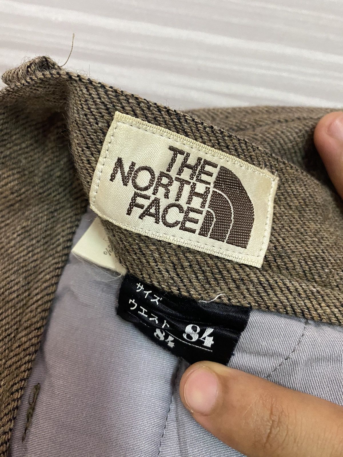 🔥NANAMICA THE NORTH FACE HERRINGBONE WOOL TROUSERS PANTS