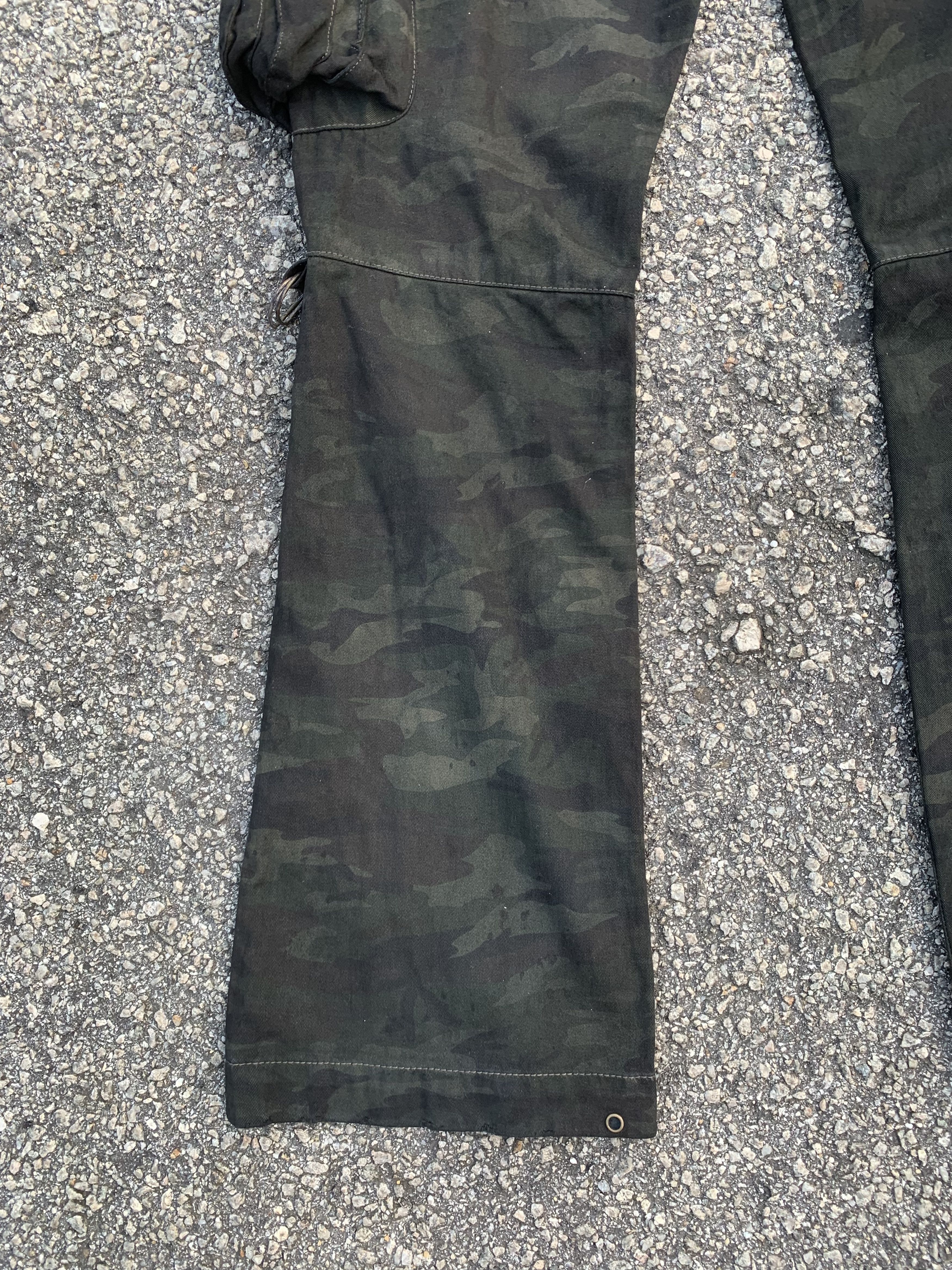 If Six Was Nine Cargo Pants Tie Dye Riot Boocut Multipocket Army 3D Pocket Size US 34 / EU 50 - 14 Thumbnail