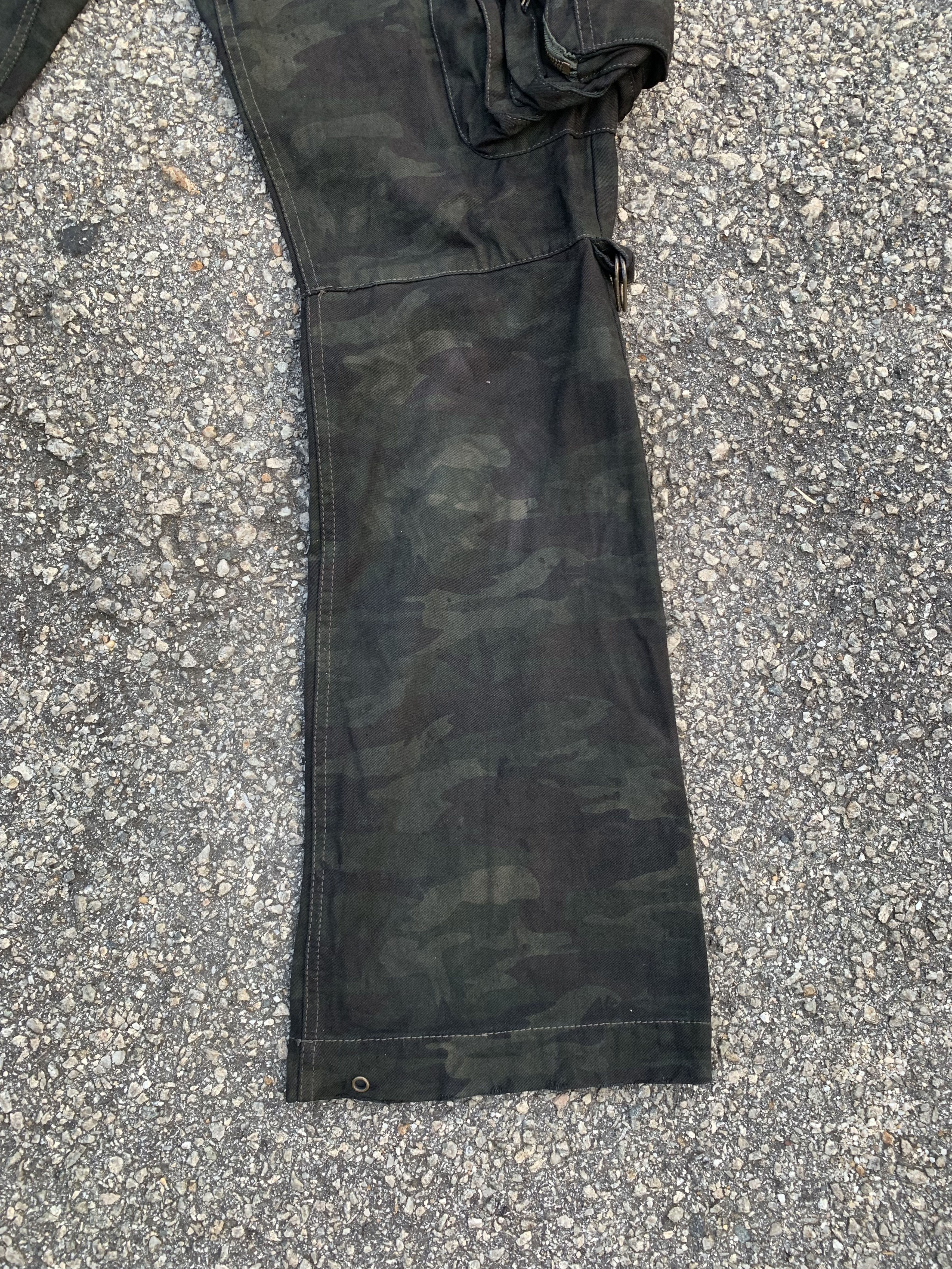If Six Was Nine Cargo Pants Tie Dye Riot Boocut Multipocket Army 3D Pocket Size US 34 / EU 50 - 8 Thumbnail
