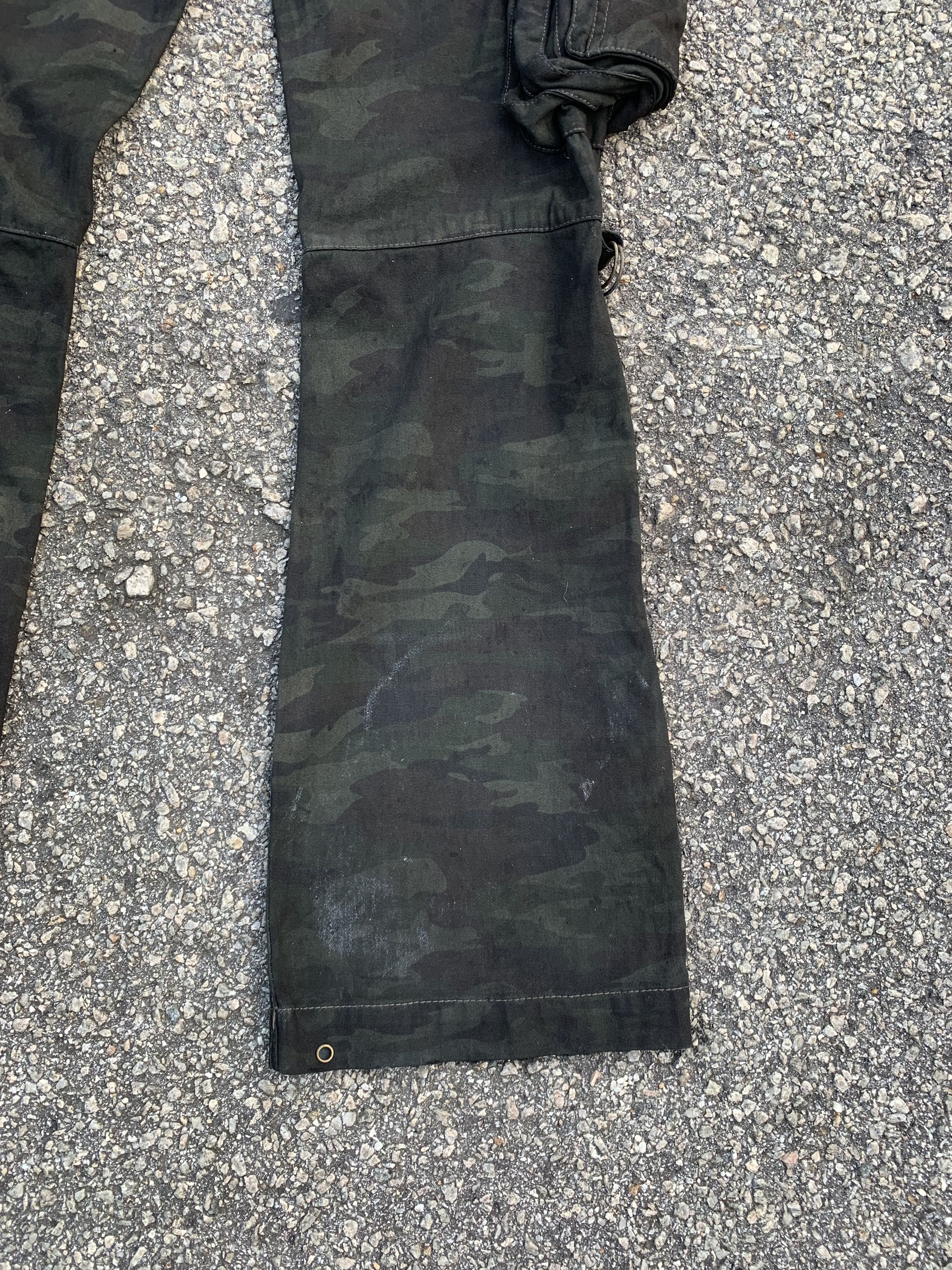 If Six Was Nine Cargo Pants Tie Dye Riot Boocut Multipocket Army 3D Pocket Size US 34 / EU 50 - 15 Thumbnail