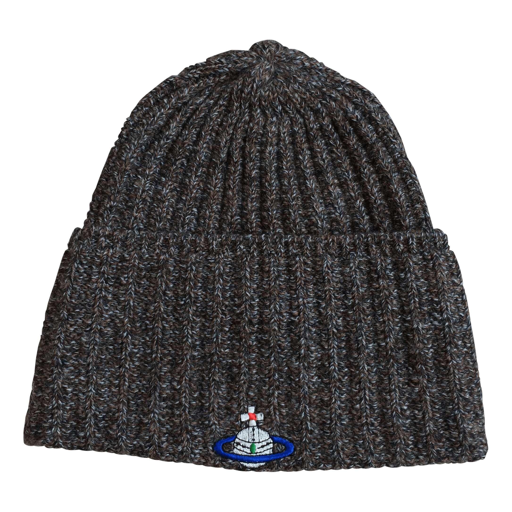 image of Vivienne Westwood Orb Beanie in Grey, Men's