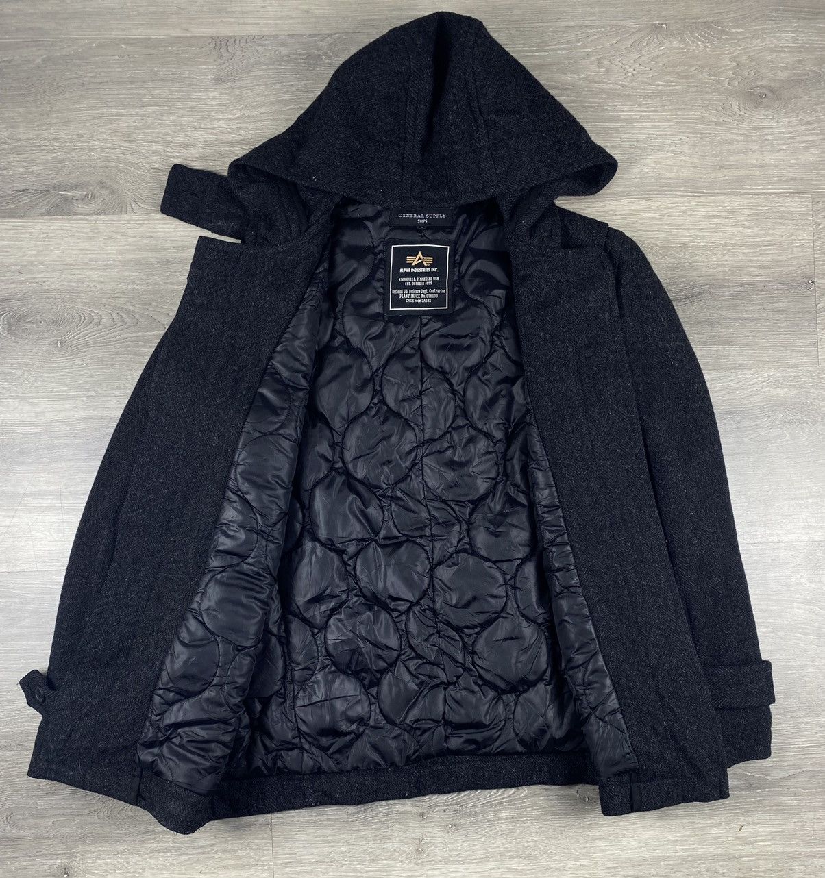 Alpha Industries Alpha Industrie X Ships Hoodie Wool Duffle Coats Jacket Size US S / EU 44-46 / 1 - 3 Thumbnail