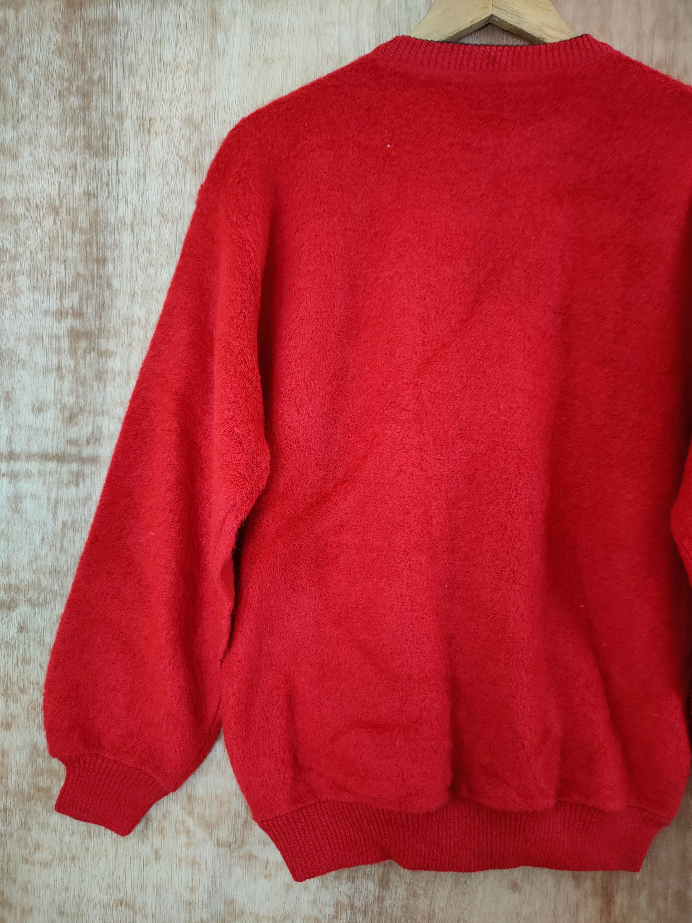 Japanese Brand Adonica red cardigan knitwear sweatshirt japan #46-682 Size US M / EU 48-50 / 2 - 8 Thumbnail