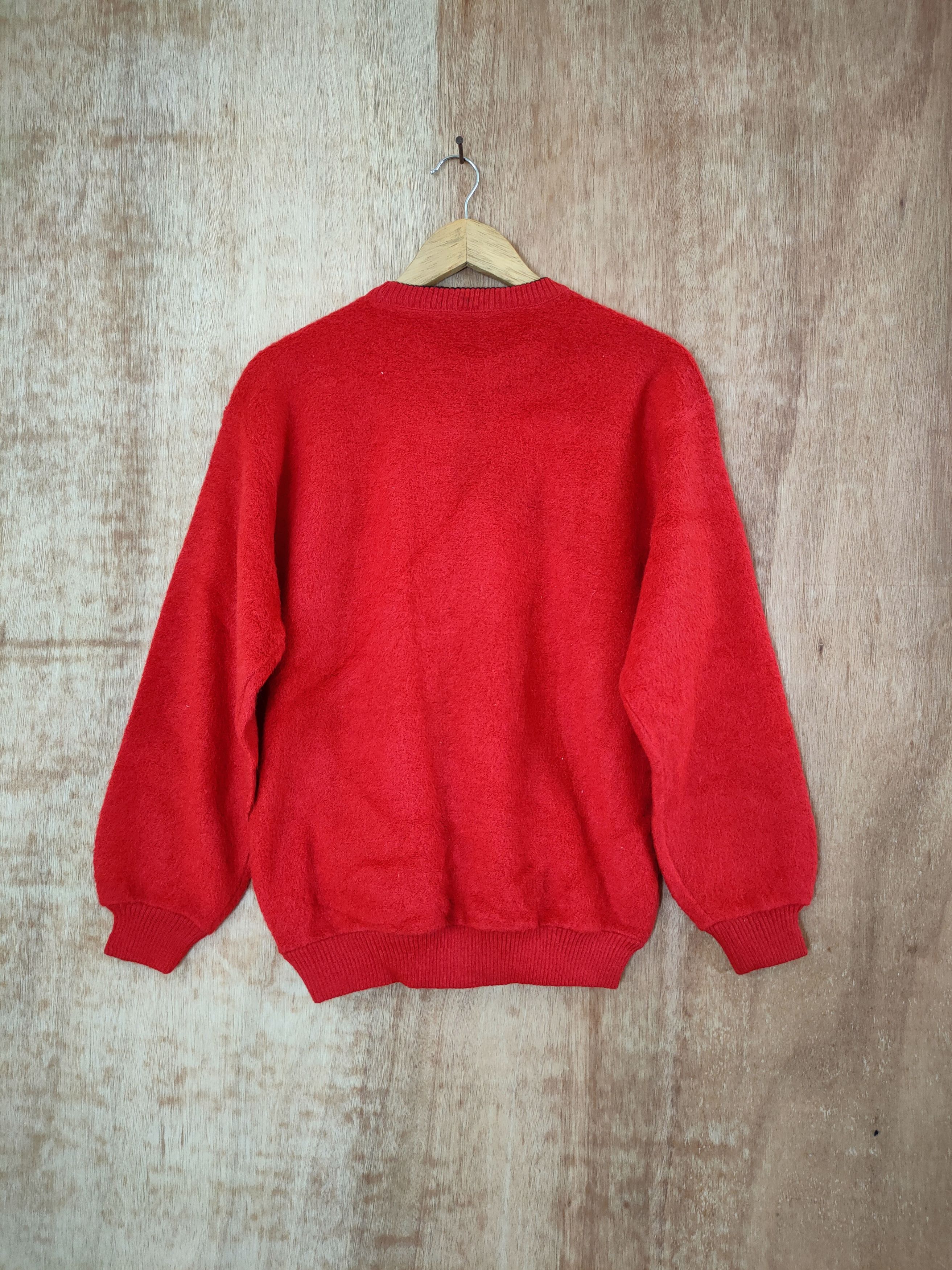 Japanese Brand Adonica red cardigan knitwear sweatshirt japan #46-682 Size US M / EU 48-50 / 2 - 7 Thumbnail