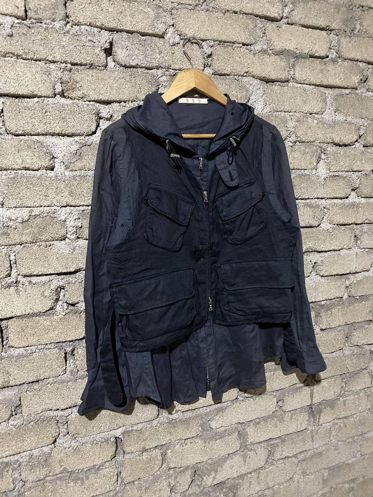 TO KI TO 🔥SALE🔥TOKITO FUTURE PUNK TACTICAL STYLE JACKET LINEN FABRIC Size US M / EU 48-50 / 2 - 3 Thumbnail