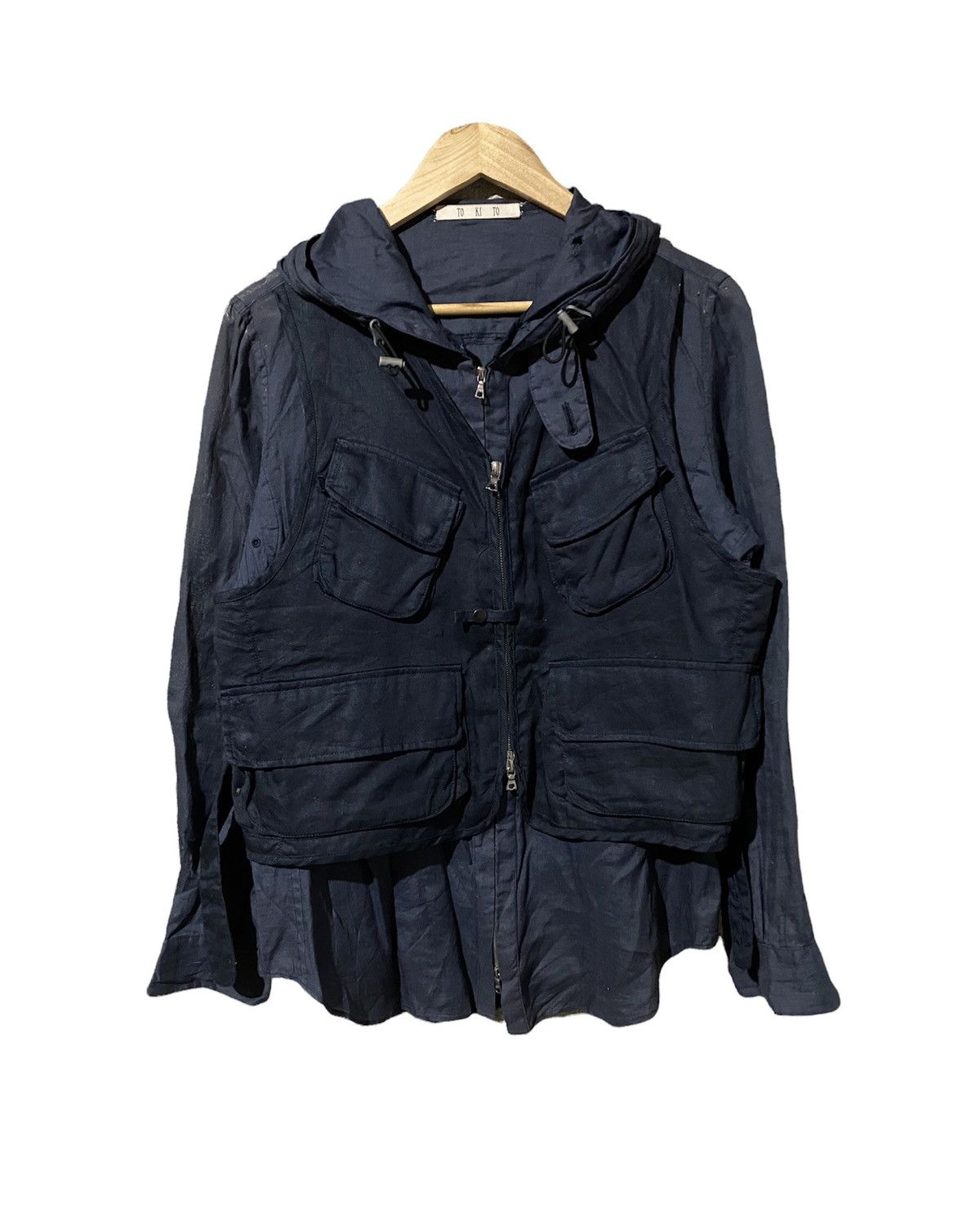 TO KI TO 🔥SALE🔥TOKITO FUTURE PUNK TACTICAL STYLE JACKET LINEN FABRIC Size US M / EU 48-50 / 2 - 1 Thumbnail