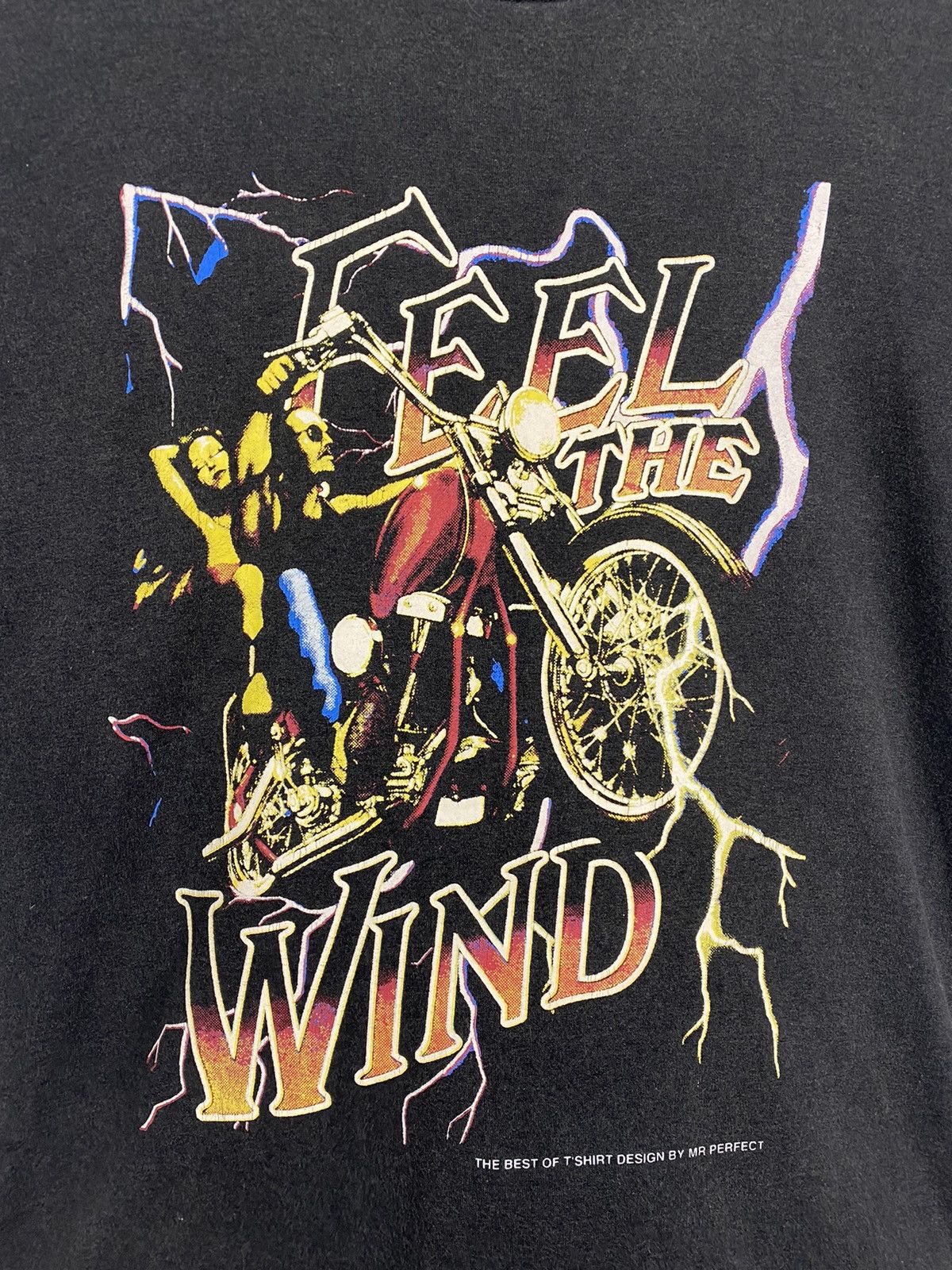 Band Tees GONE🔥 Vintage Feel The Wind Harley Davidson 3Q T shirt Tee Size US L / EU 52-54 / 3 - 6 Thumbnail