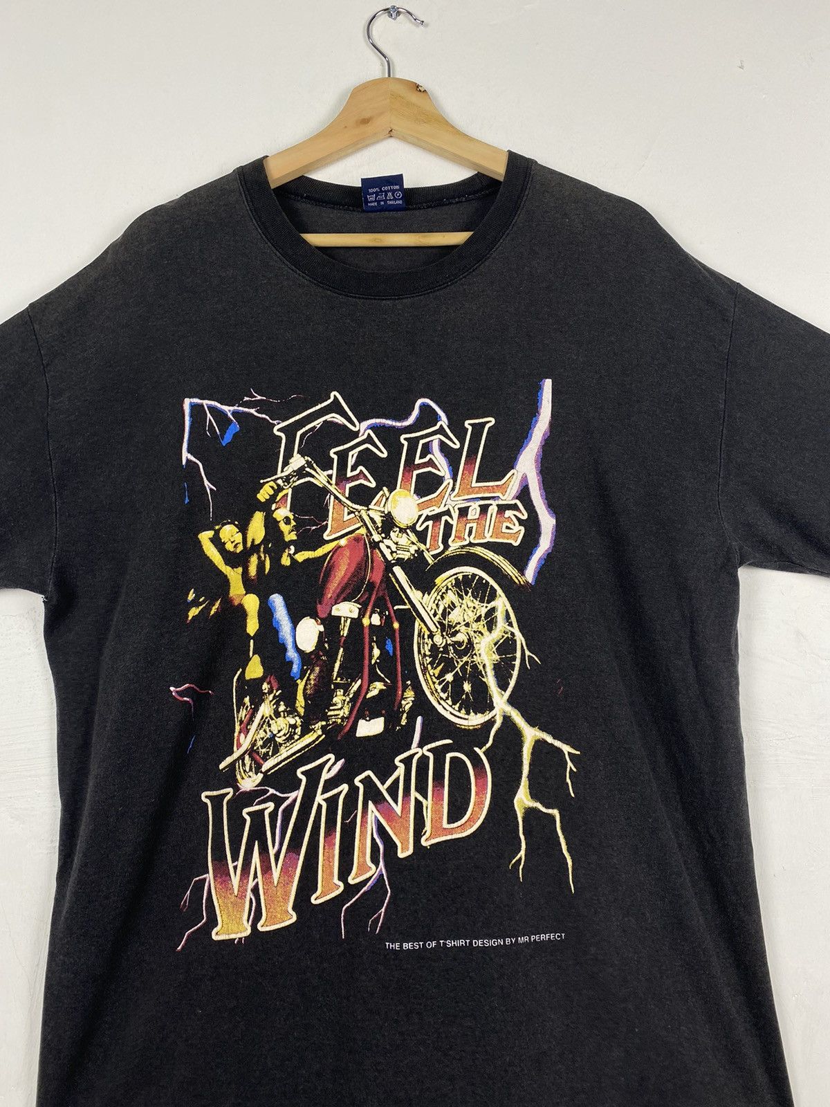 Band Tees GONE🔥 Vintage Feel The Wind Harley Davidson 3Q T shirt Tee Size US L / EU 52-54 / 3 - 5 Thumbnail