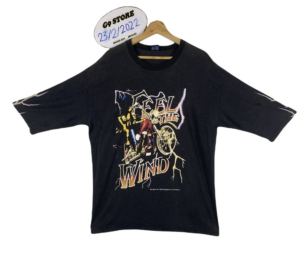 Band Tees GONE🔥 Vintage Feel The Wind Harley Davidson 3Q T shirt Tee Size US L / EU 52-54 / 3 - 1 Thumbnail