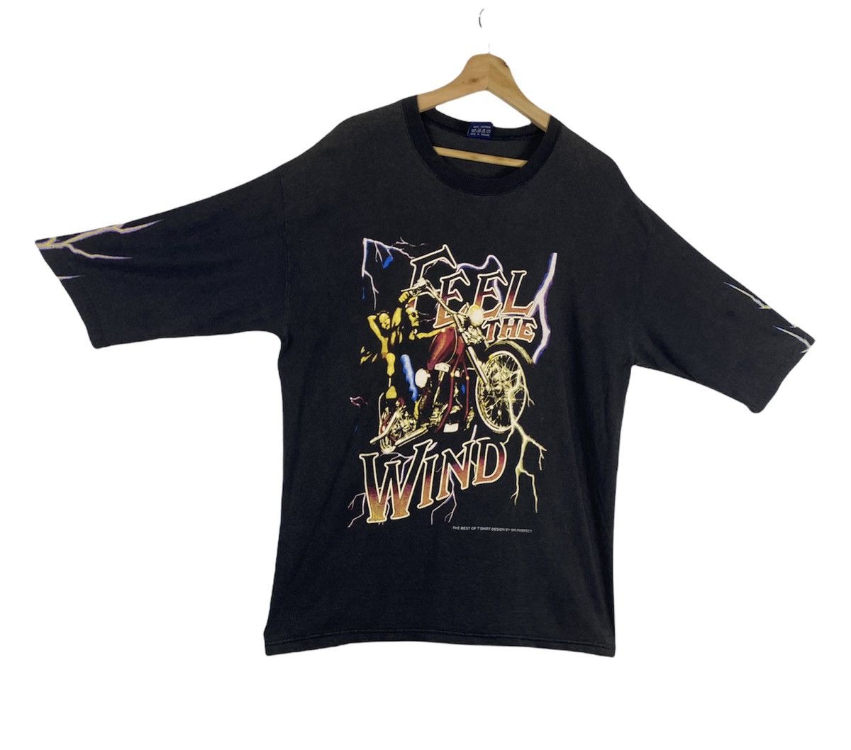 Band Tees GONE🔥 Vintage Feel The Wind Harley Davidson 3Q T shirt Tee Size US L / EU 52-54 / 3 - 2 Thumbnail
