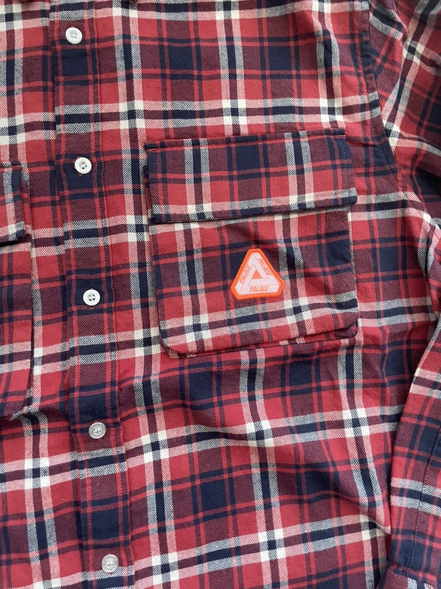 Palace Cargo pocket flannel shirt M Size US M / EU 48-50 / 2 - 2 Thumbnail