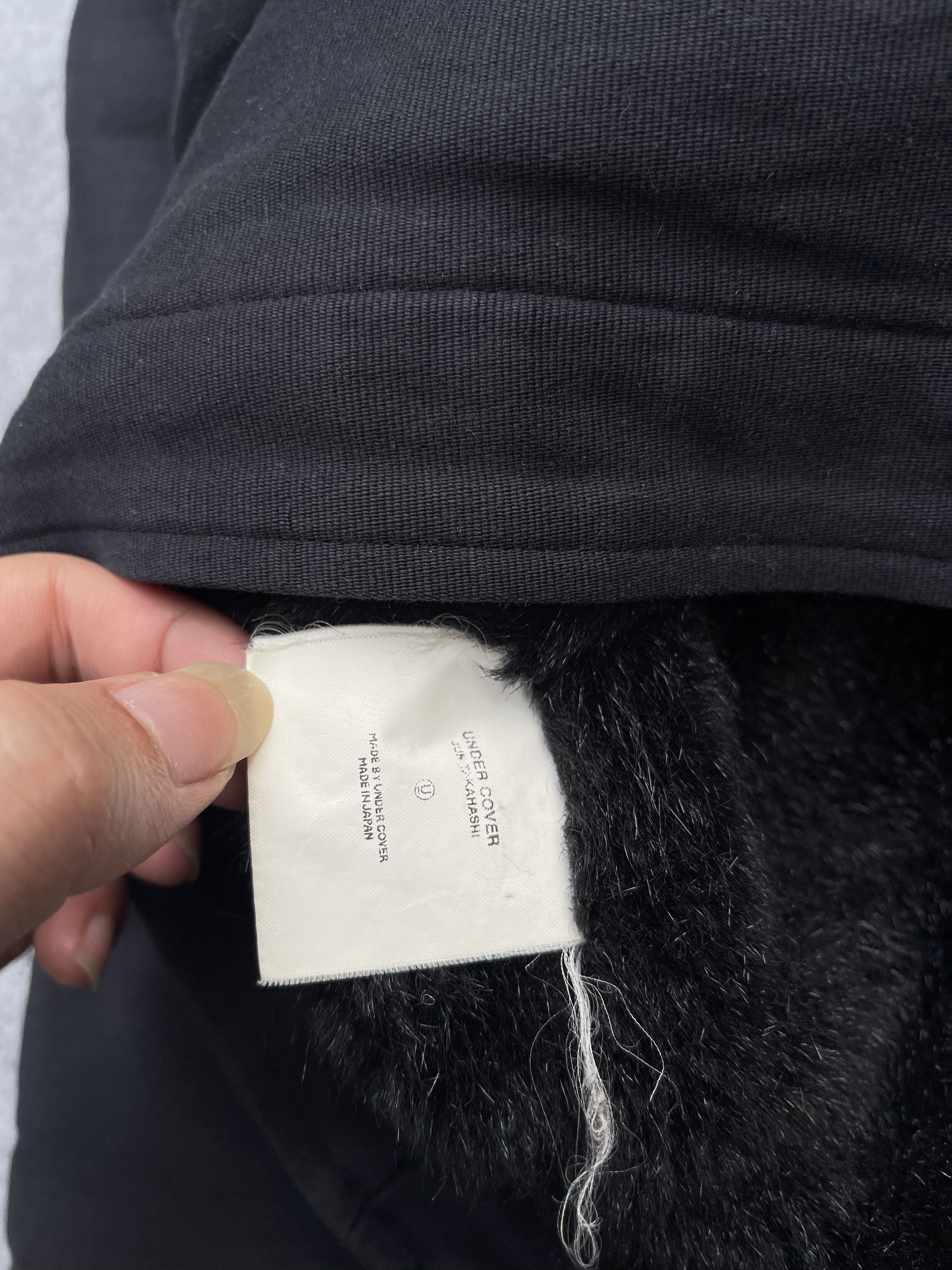 Undercover Undercover DAVF Black Fur Jacket Size US M / EU 48-50 / 2 - 7 Thumbnail