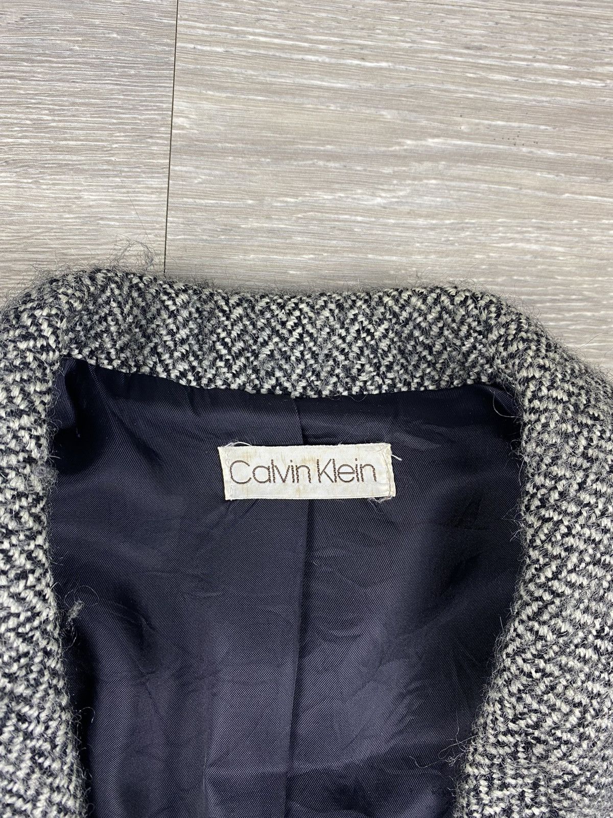 Calvin Klein Calvin Klein Double Breasted Blazer Wool Coats Jacket Size M / US 6-8 / IT 42-44 - 3 Thumbnail