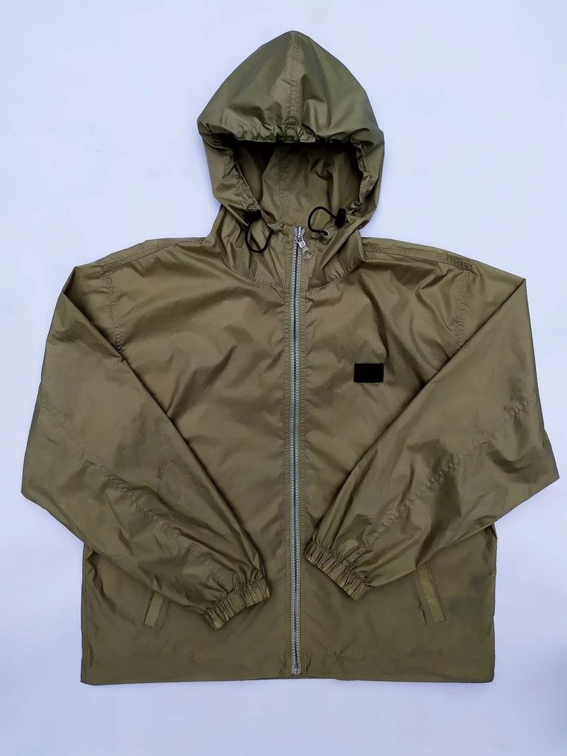 Tommy Hilfiger Tommy Hilfiger Khaki Nylon Logo Jacket Windbreaker Size US L / EU 52-54 / 3 - 6 Thumbnail