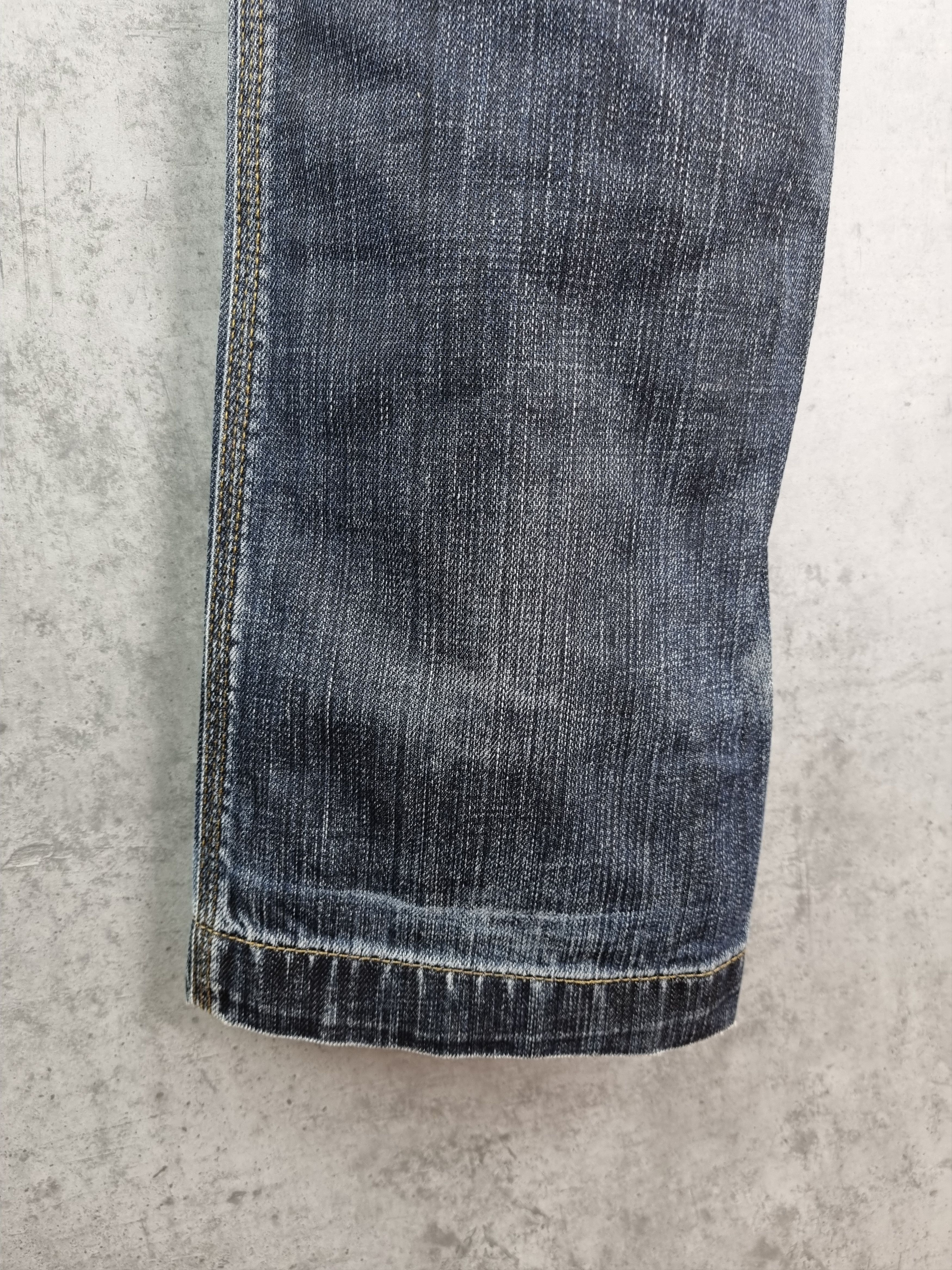 Dolce & Gabbana Rare Dolce Gabbana Waxed Denim Jeans Vintage Power Line Size US 31 - 16 Thumbnail