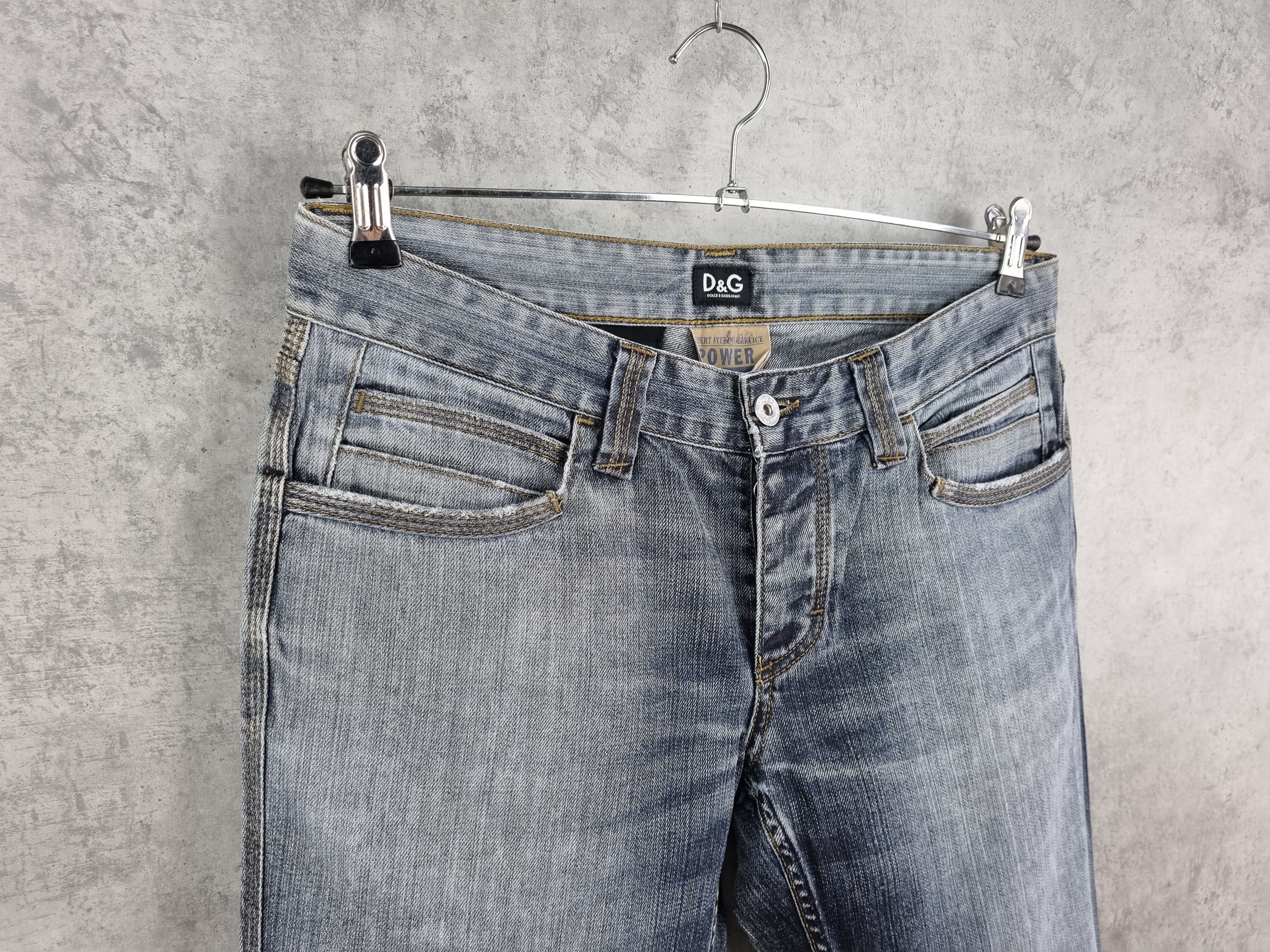Dolce & Gabbana Rare Dolce Gabbana Waxed Denim Jeans Vintage Power Line Size US 31 - 6 Thumbnail