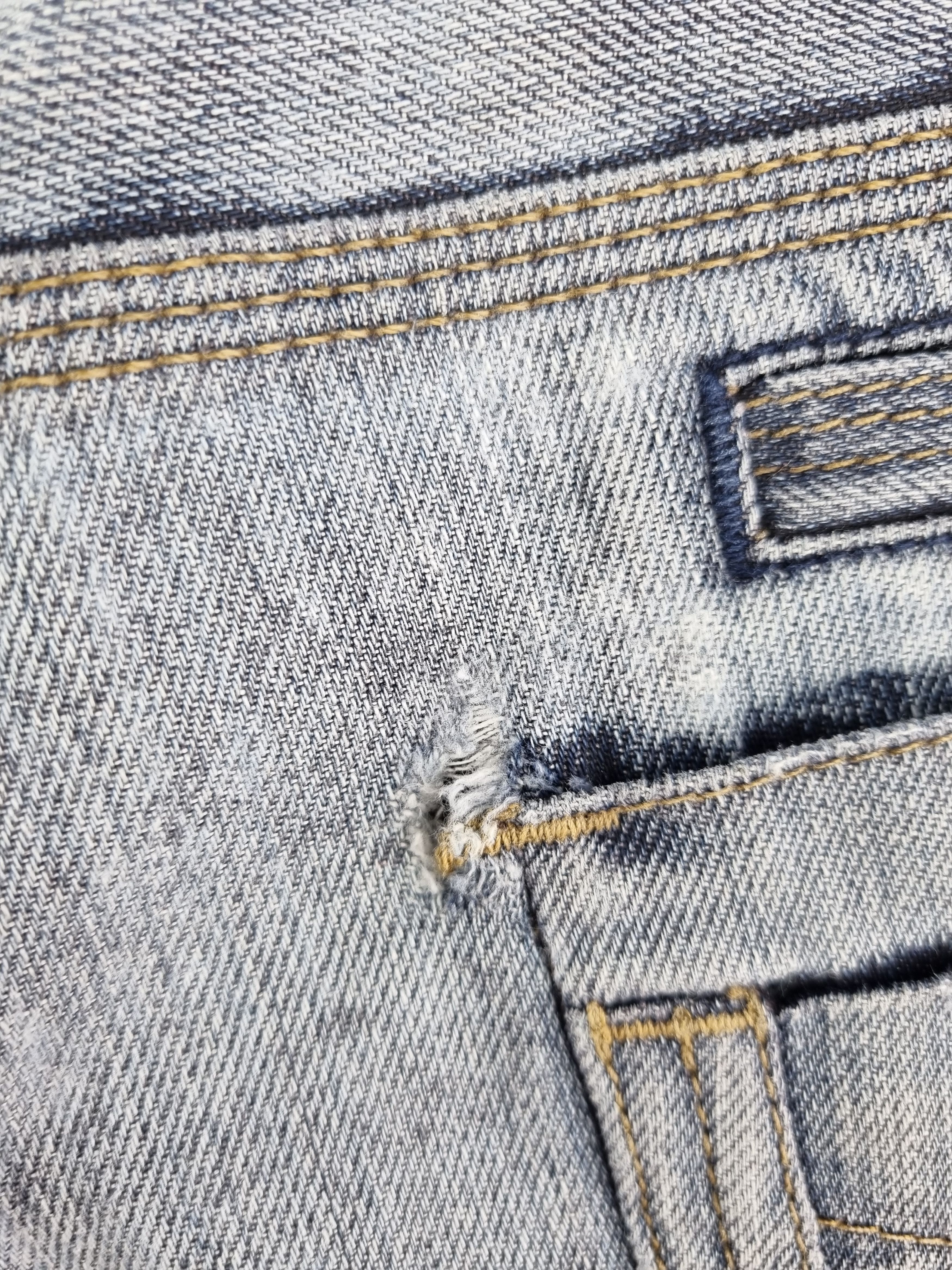 Dolce & Gabbana Rare Dolce Gabbana Waxed Denim Jeans Vintage Power Line Size US 31 - 12 Thumbnail