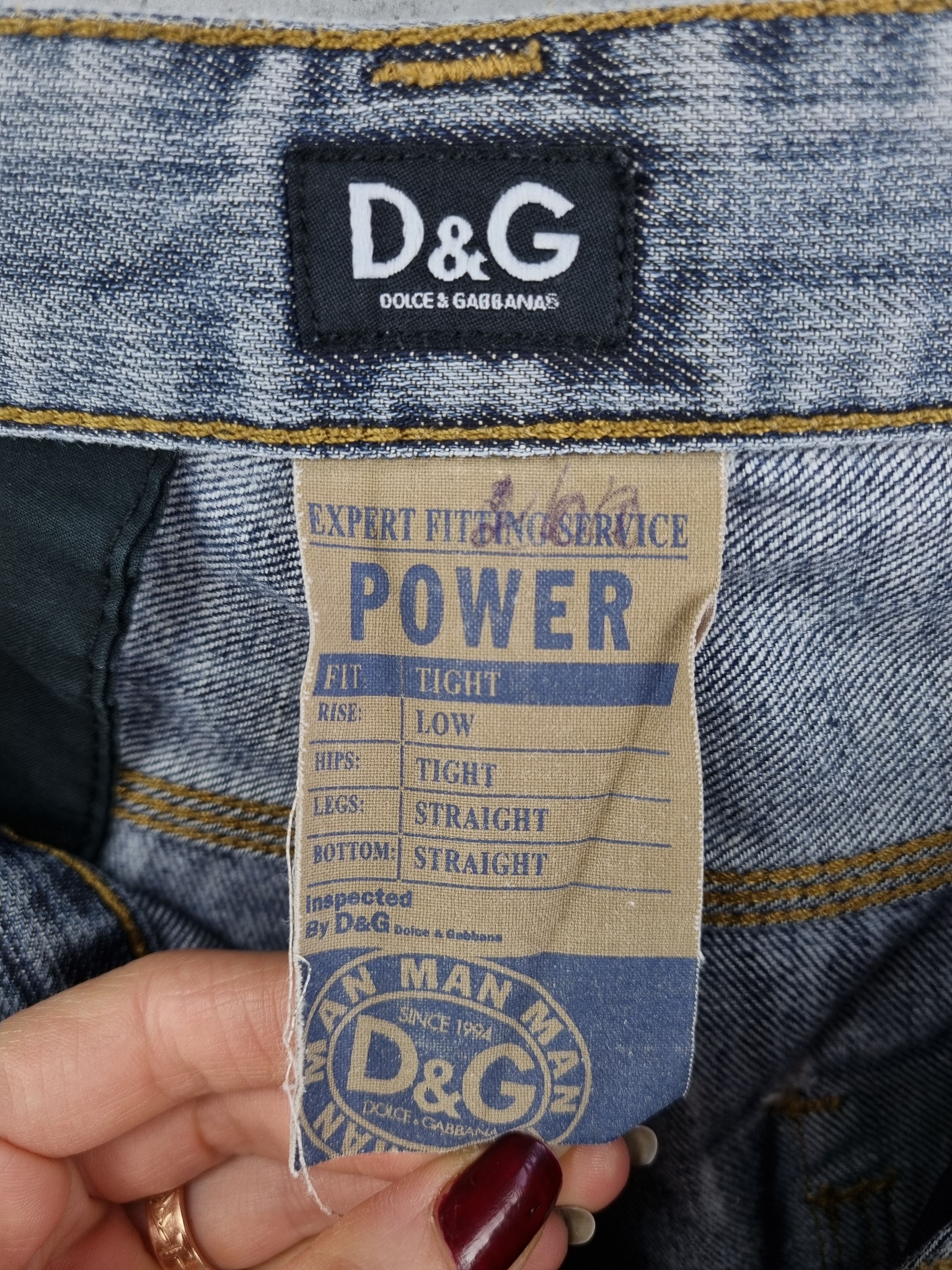 Dolce & Gabbana Rare Dolce Gabbana Waxed Denim Jeans Vintage Power Line Size US 31 - 7 Thumbnail
