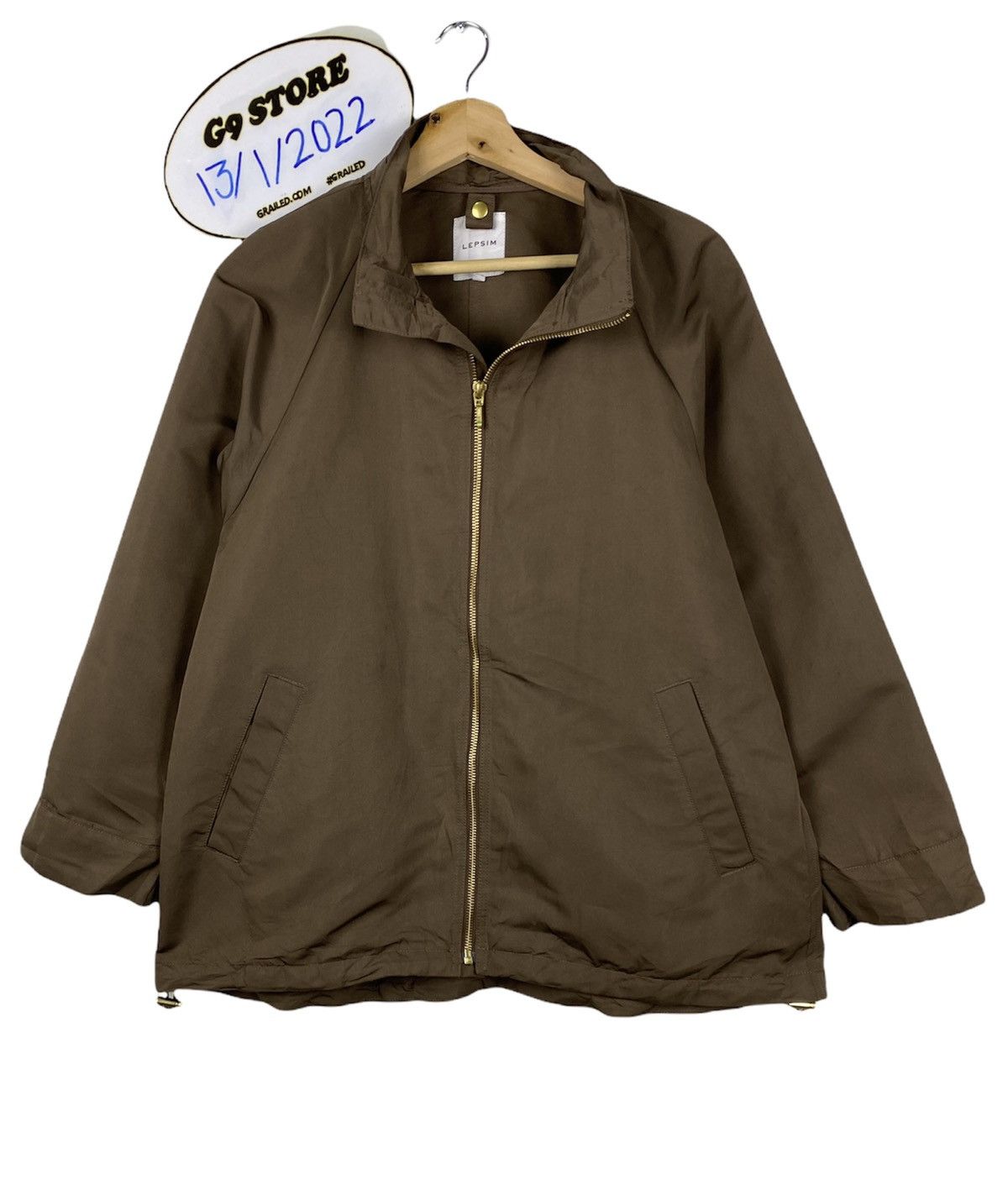 image of Lowrys Farm x Vintage Steal Vintage Lepsim Zipper Light Jacket, Men's (Size Medium)