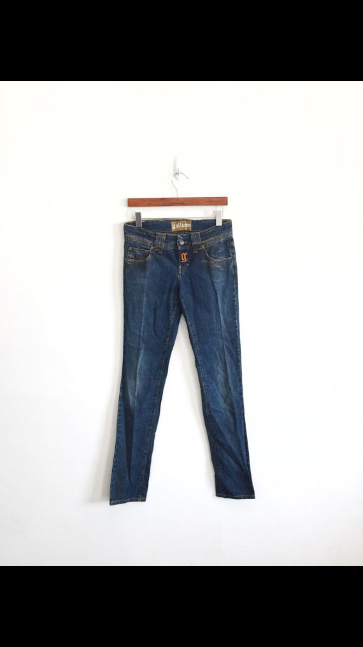 John Galliano Galliano Made in Italy Skinny Jeans Waist 30"x43"inches Size US 30 / EU 46 - 3 Thumbnail