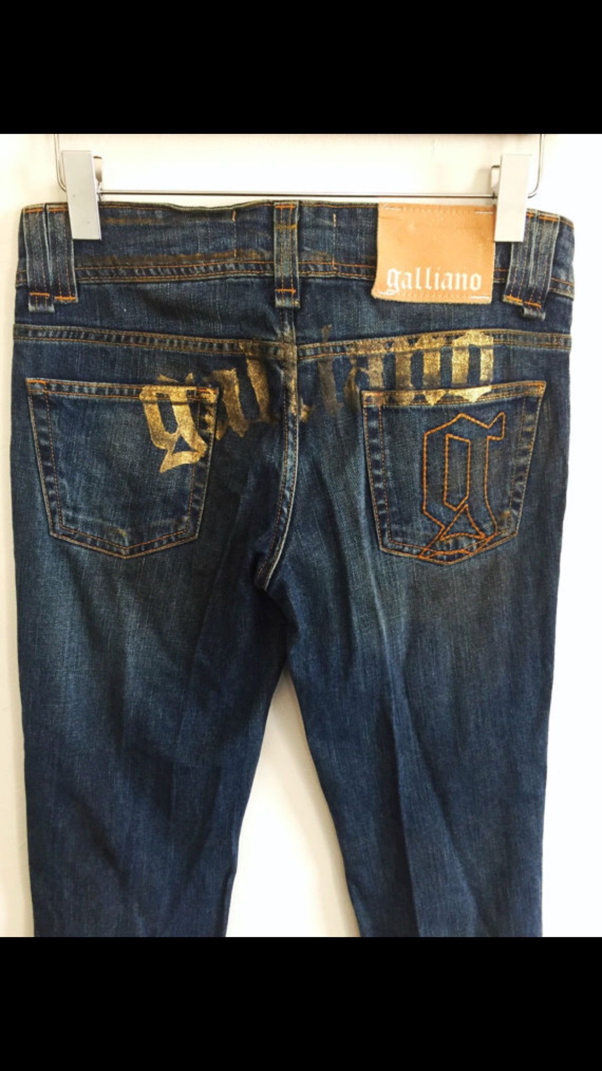 John Galliano Galliano Made in Italy Skinny Jeans Waist 30"x43"inches Size US 30 / EU 46 - 2 Thumbnail