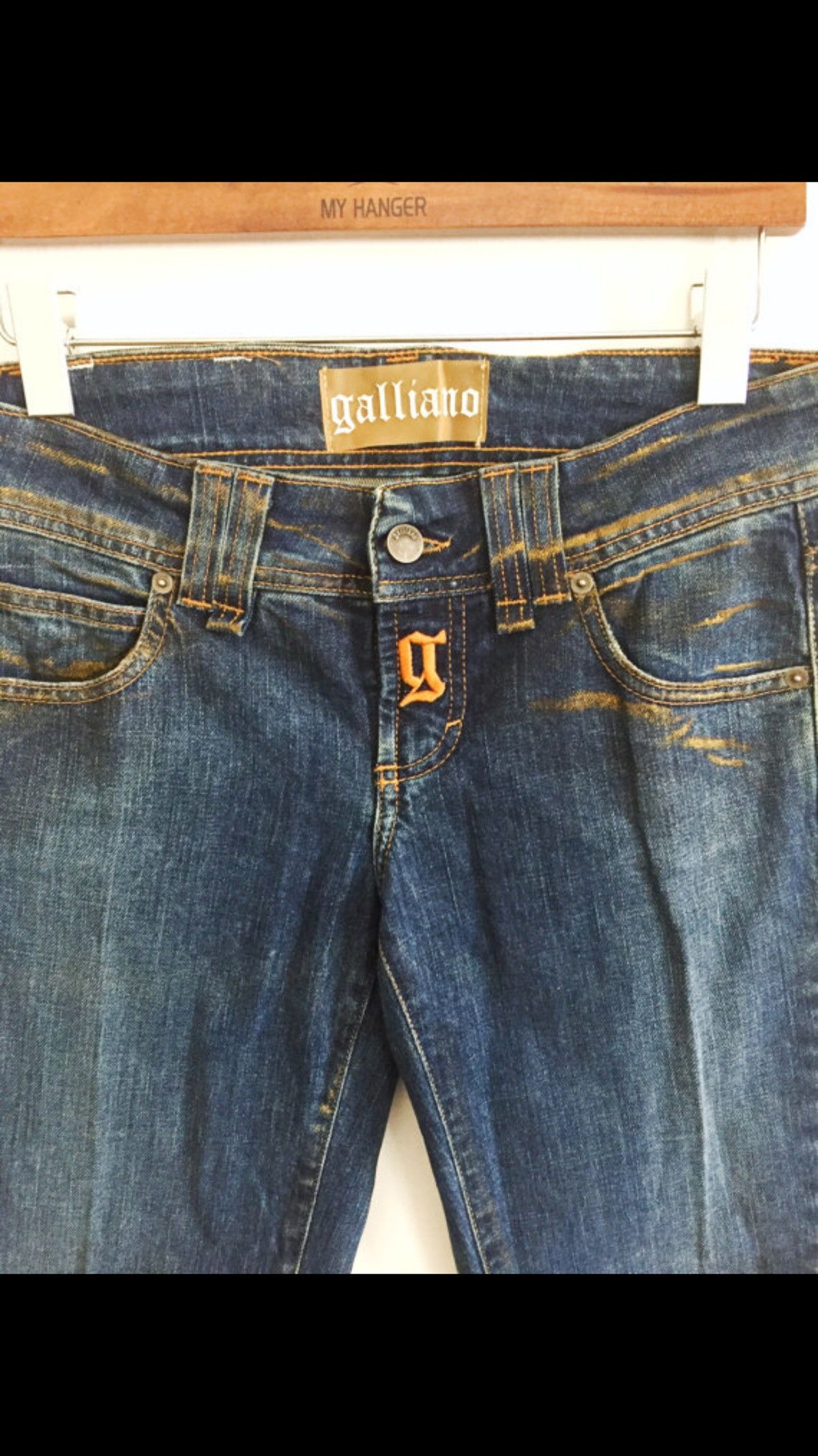 John Galliano Galliano Made in Italy Skinny Jeans Waist 30"x43"inches Size US 30 / EU 46 - 4 Thumbnail