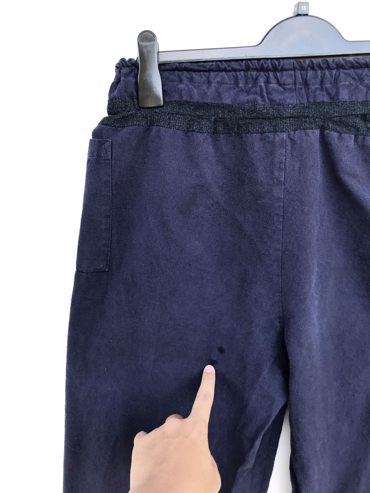 Handmade × Indigo × Japanese Brand Japanese Handmade Indigo Patchwork Baggy Pants Size US 28 / EU 44 - 11 Thumbnail