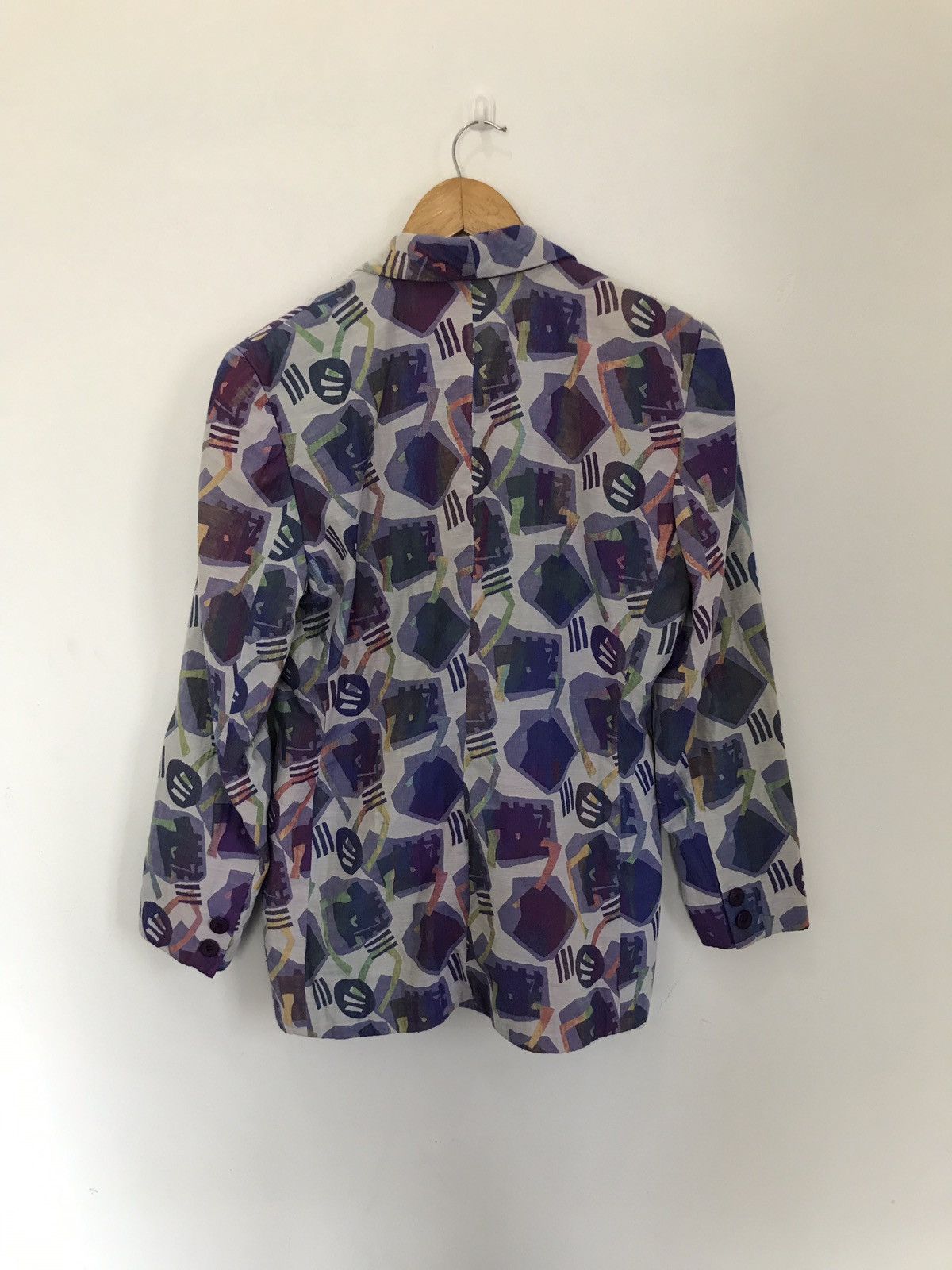 Japanese Brand Vintage Kyoko Yoshino Tokyo Abstract Design Jacket Size US M / EU 48-50 / 2 - 3 Thumbnail