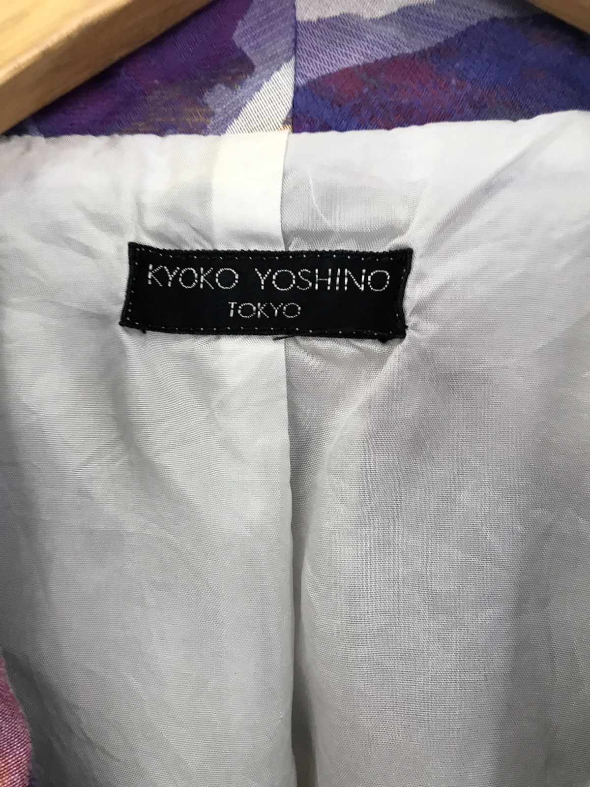 Japanese Brand Vintage Kyoko Yoshino Tokyo Abstract Design Jacket Size US M / EU 48-50 / 2 - 10 Thumbnail