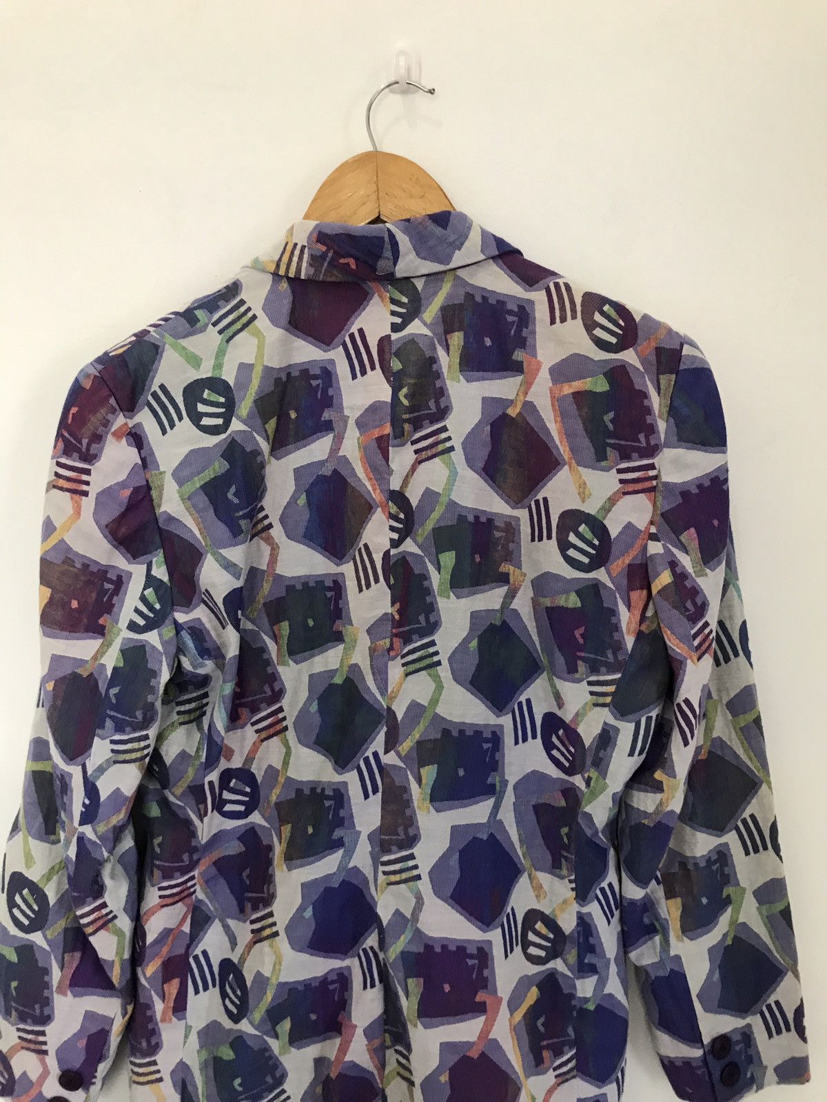 Japanese Brand Vintage Kyoko Yoshino Tokyo Abstract Design Jacket Size US M / EU 48-50 / 2 - 5 Thumbnail