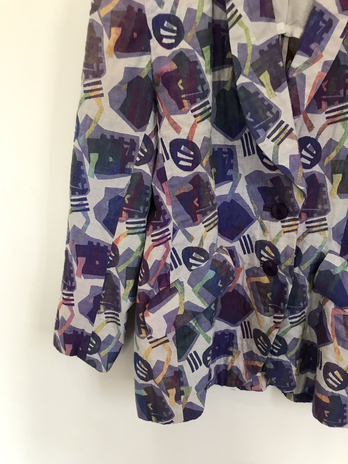 Japanese Brand Vintage Kyoko Yoshino Tokyo Abstract Design Jacket Size US M / EU 48-50 / 2 - 9 Thumbnail