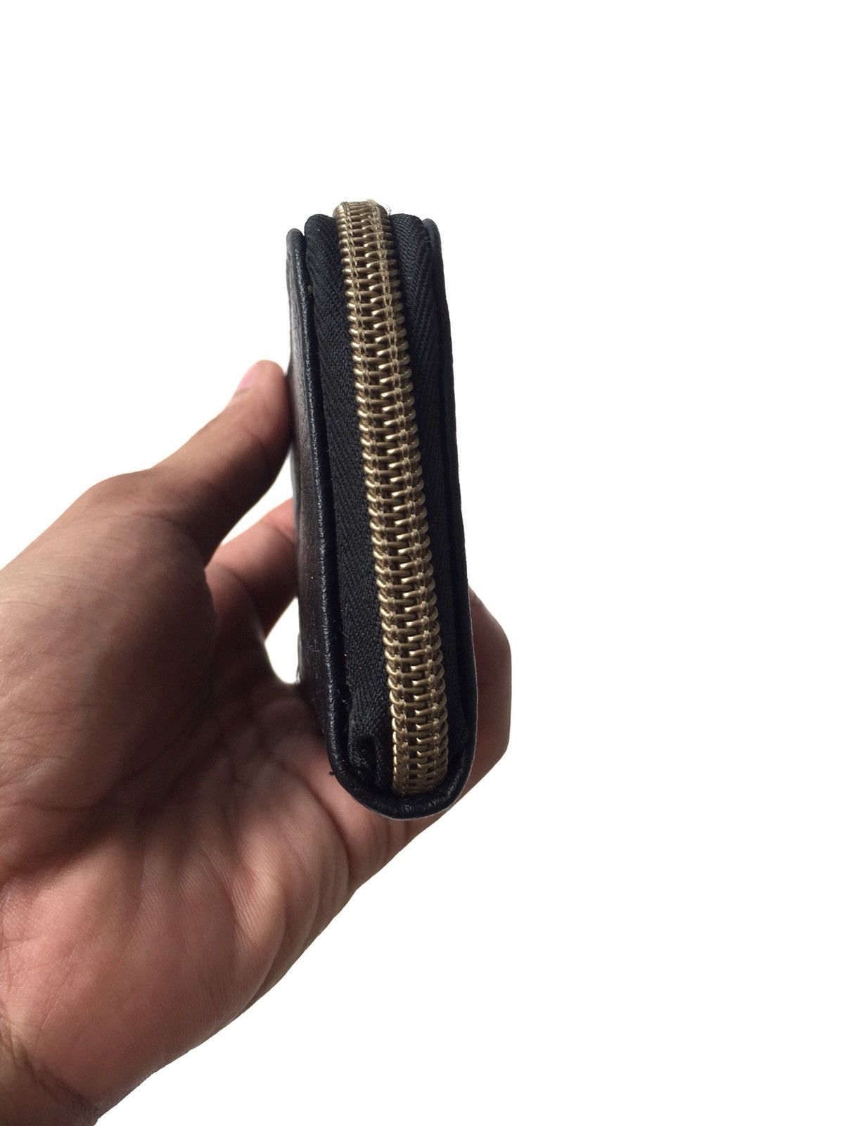Number (N)ine OG Number [N]ine Leather Zipper Coin Wallet Case Size ONE SIZE - 4 Thumbnail
