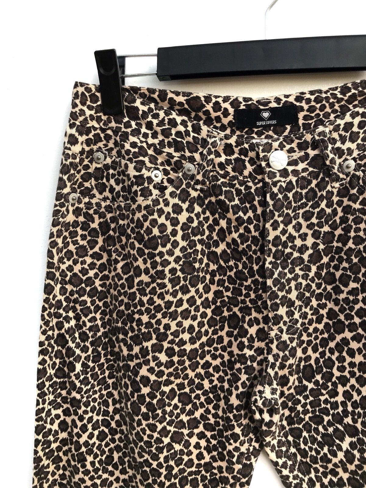 Japanese Brand × Seditionaries Superlover Leopard print Slim Fit Pants Size US 26 / EU 42 - 3 Thumbnail