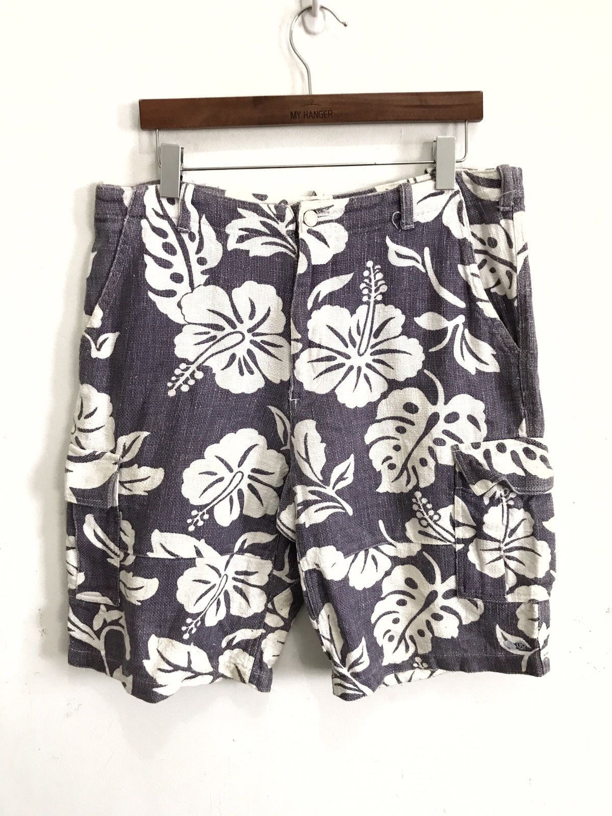 Japanese Brand Japanese Brand Mackdaddy Hawaiian Cotton Linen Short Pants Size US 34 / EU 50 - 1 Thumbnail