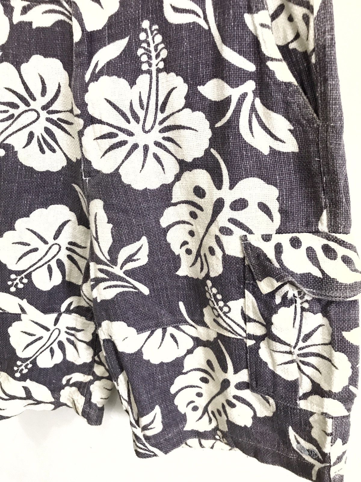 Japanese Brand Japanese Brand Mackdaddy Hawaiian Cotton Linen Short Pants Size US 34 / EU 50 - 3 Thumbnail