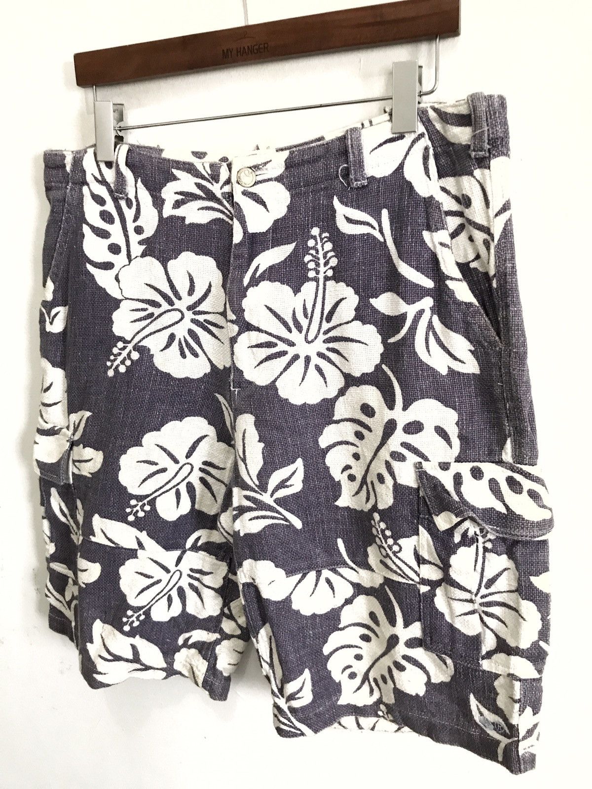 Japanese Brand Japanese Brand Mackdaddy Hawaiian Cotton Linen Short Pants Size US 34 / EU 50 - 5 Thumbnail