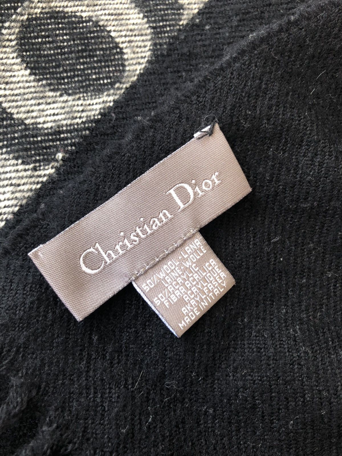 Christian Dior Monsieur ULTRA RARE🔥Old Dior Monogram Winter Scarf Size ONE SIZE - 5 Thumbnail