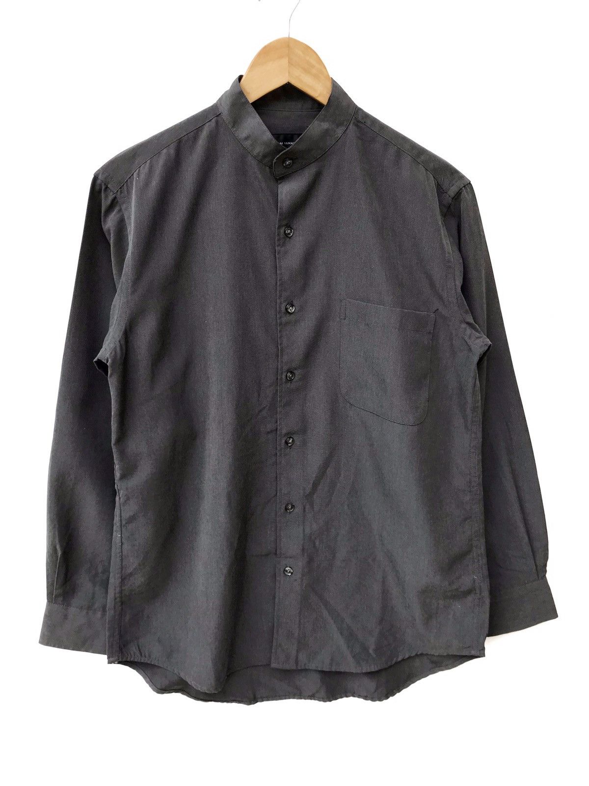 Kansai Yamamoto Kansai Yamamoto Mandarin Collar Button Shirts Minimalist Size US M / EU 48-50 / 2 - 1 Thumbnail