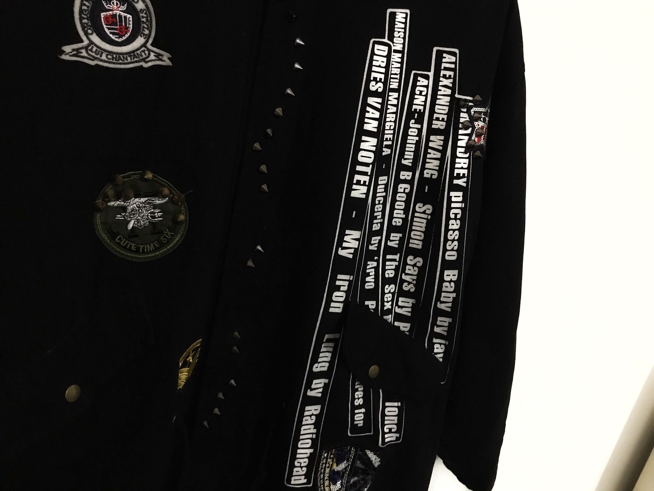 Designer × Japanese Brand Name Of Designer Black Parka Long Jacket Size US L / EU 52-54 / 3 - 3 Thumbnail