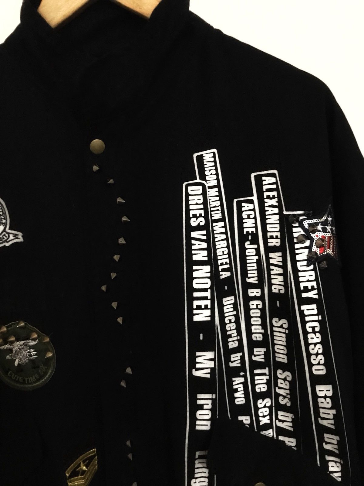 Designer × Japanese Brand Name Of Designer Black Parka Long Jacket Size US L / EU 52-54 / 3 - 1 Thumbnail