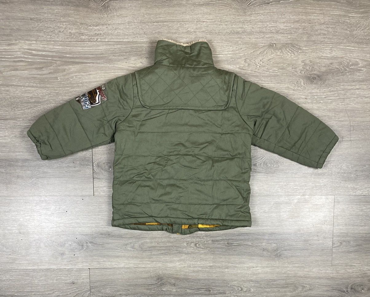 Japanese Brand Vintage Daddy Oh Daddy Sherpa Zipper Puffer Jacket For Kids Size US XXS / EU 40 - 13 Thumbnail