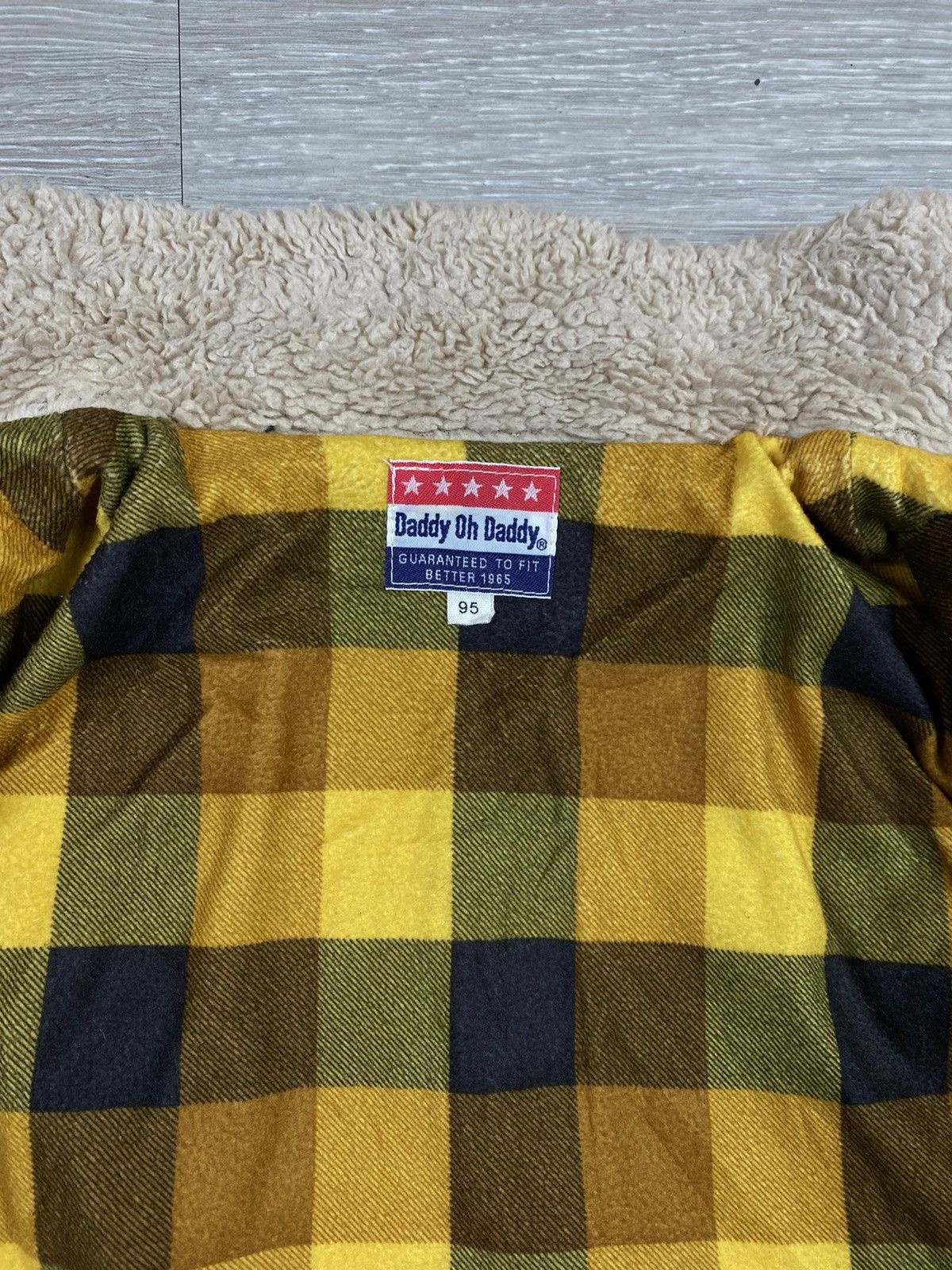Japanese Brand Vintage Daddy Oh Daddy Sherpa Zipper Puffer Jacket For Kids Size US XXS / EU 40 - 10 Thumbnail