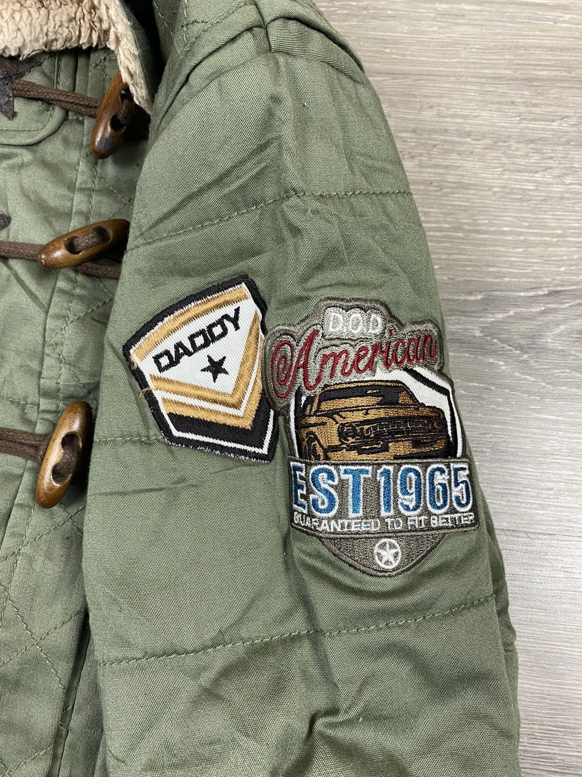 Japanese Brand Vintage Daddy Oh Daddy Sherpa Zipper Puffer Jacket For Kids Size US XXS / EU 40 - 6 Thumbnail