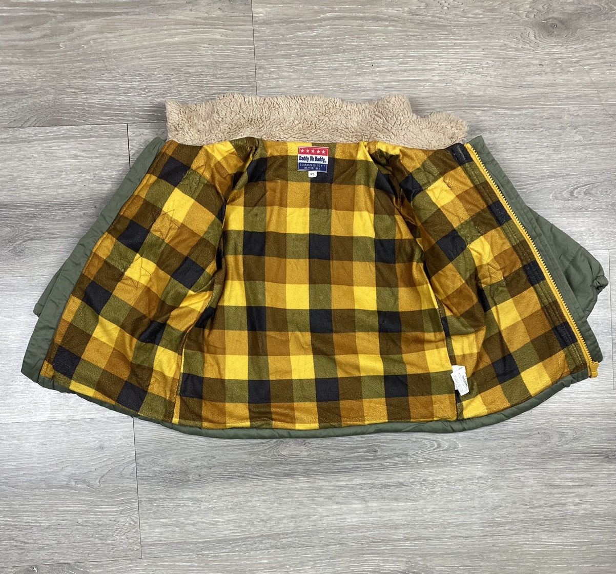 Japanese Brand Vintage Daddy Oh Daddy Sherpa Zipper Puffer Jacket For Kids Size US XXS / EU 40 - 9 Thumbnail