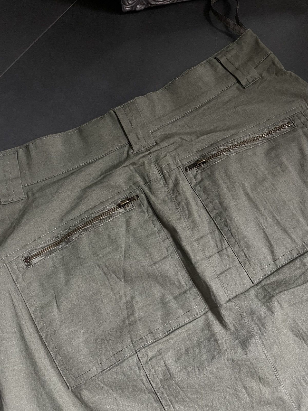 If Six Was Nine × Marithe + Francois Girbaud Vintage Japanese Maxi Cargo skirt Military Zip Size M Y2k Size 25" / US 0 / IT 36 - 5 Thumbnail