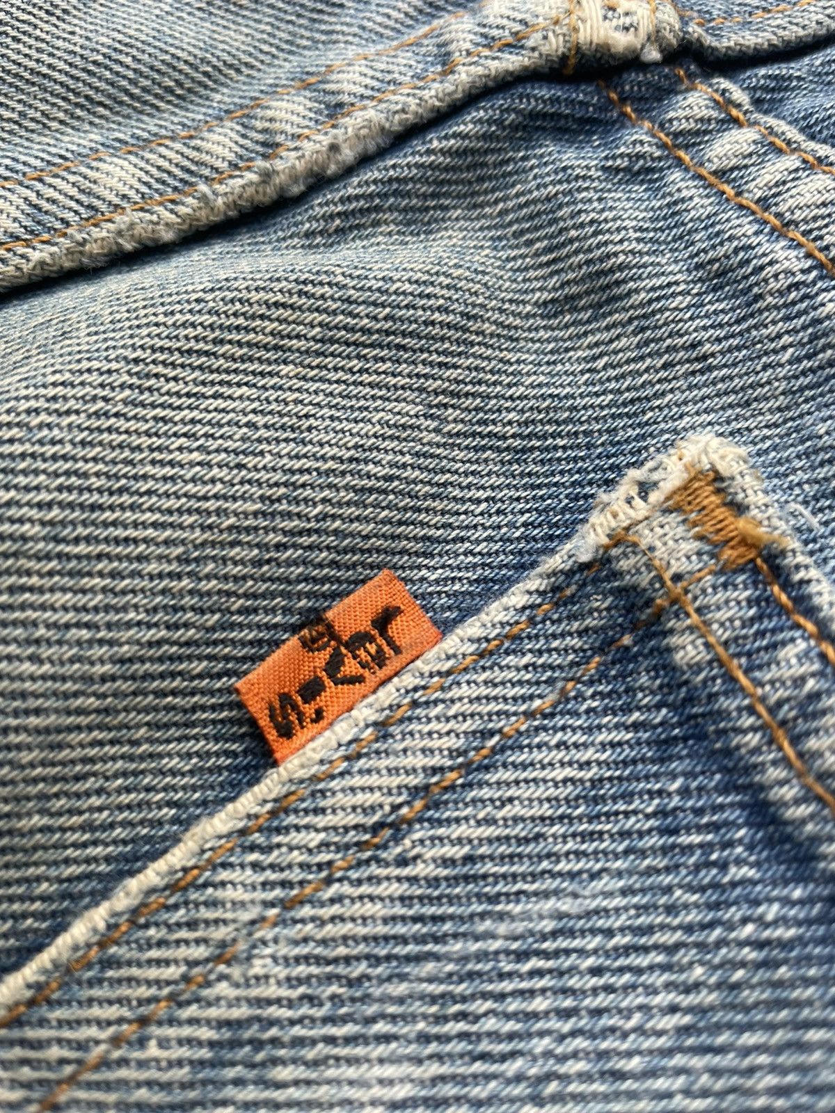 Levi's Levis 517 e Orange Tag Vintage 1992 Aging Distressed Denim Size US 34 / EU 50 - 19 Thumbnail