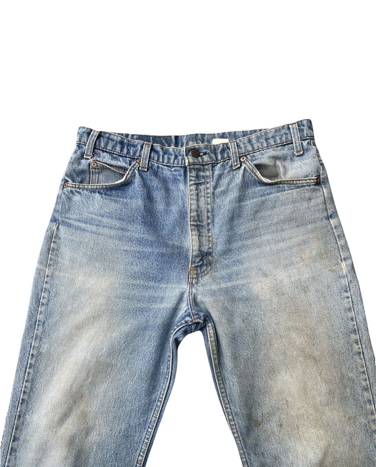 Levi's Levis 517 e Orange Tag Vintage 1992 Aging Distressed Denim Size US 34 / EU 50 - 8 Thumbnail