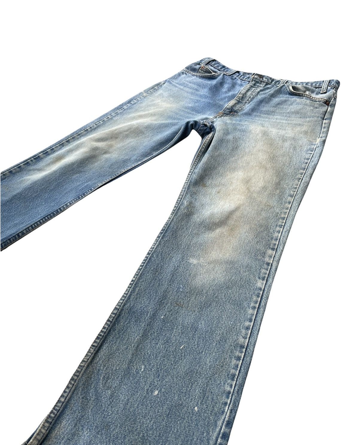 Levi's Levis 517 e Orange Tag Vintage 1992 Aging Distressed Denim Size US 34 / EU 50 - 3 Thumbnail