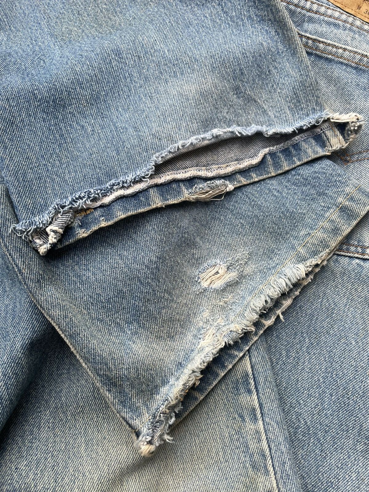 Levi's Levis 517 e Orange Tag Vintage 1992 Aging Distressed Denim Size US 34 / EU 50 - 17 Thumbnail