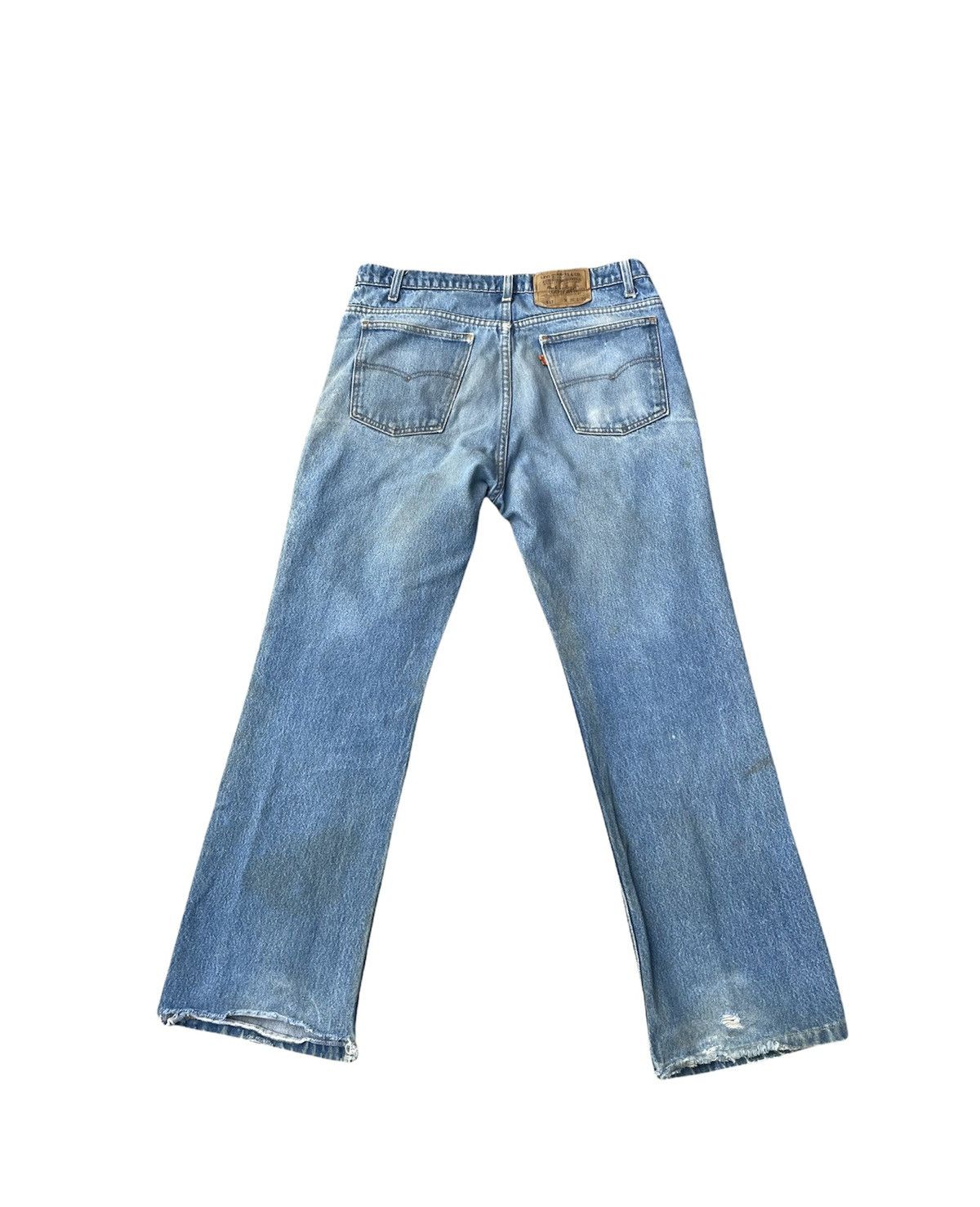 Levi's Levis 517 e Orange Tag Vintage 1992 Aging Distressed Denim Size US 34 / EU 50 - 10 Thumbnail